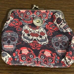 Skull Snap Coin Purse 18mm